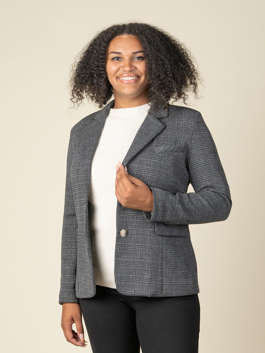 Single Breasted Blazer With Two Buttons