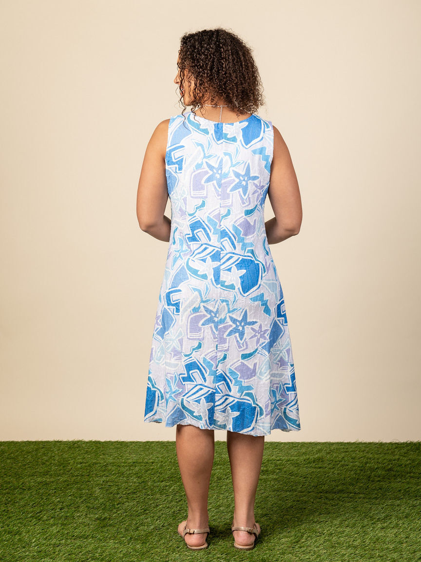 Textured Sleeveless Midi Dress Image 2