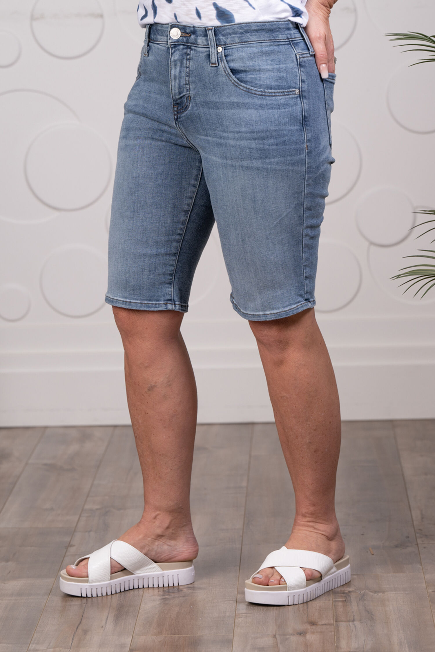 Soft Denim Bermuda Short Image 2