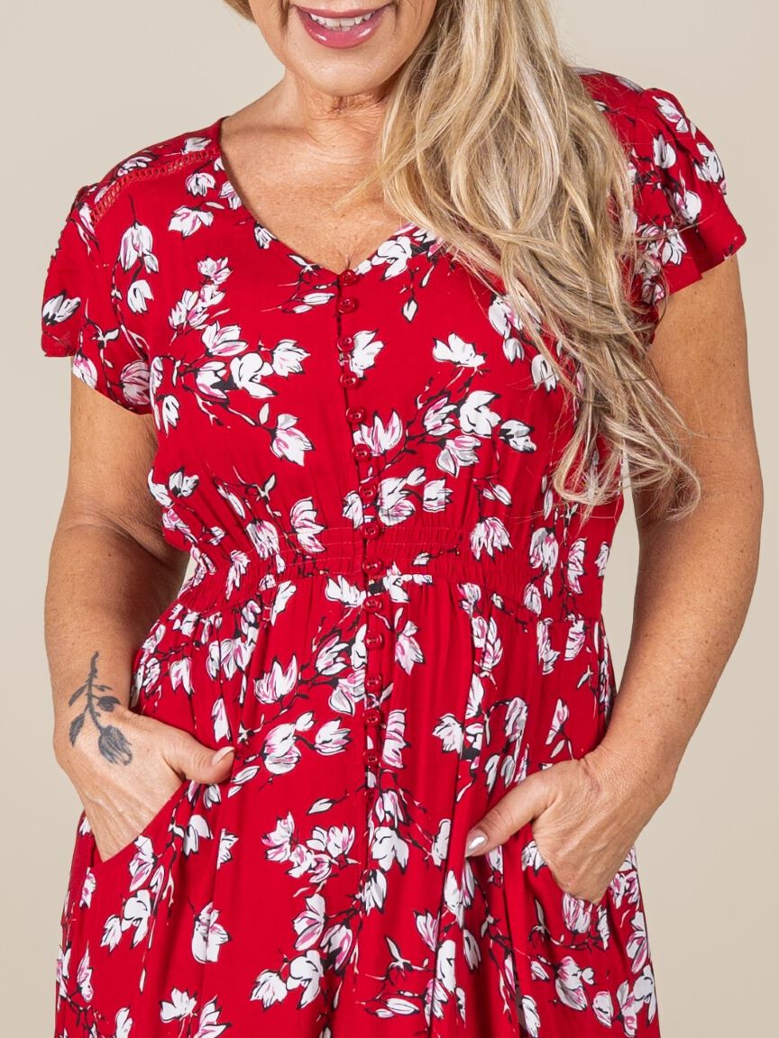 Short Sleeve Maxi Dress  Image 5