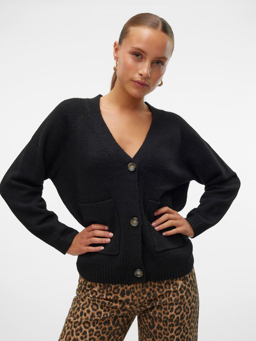 Cozy Button Front Cardigan