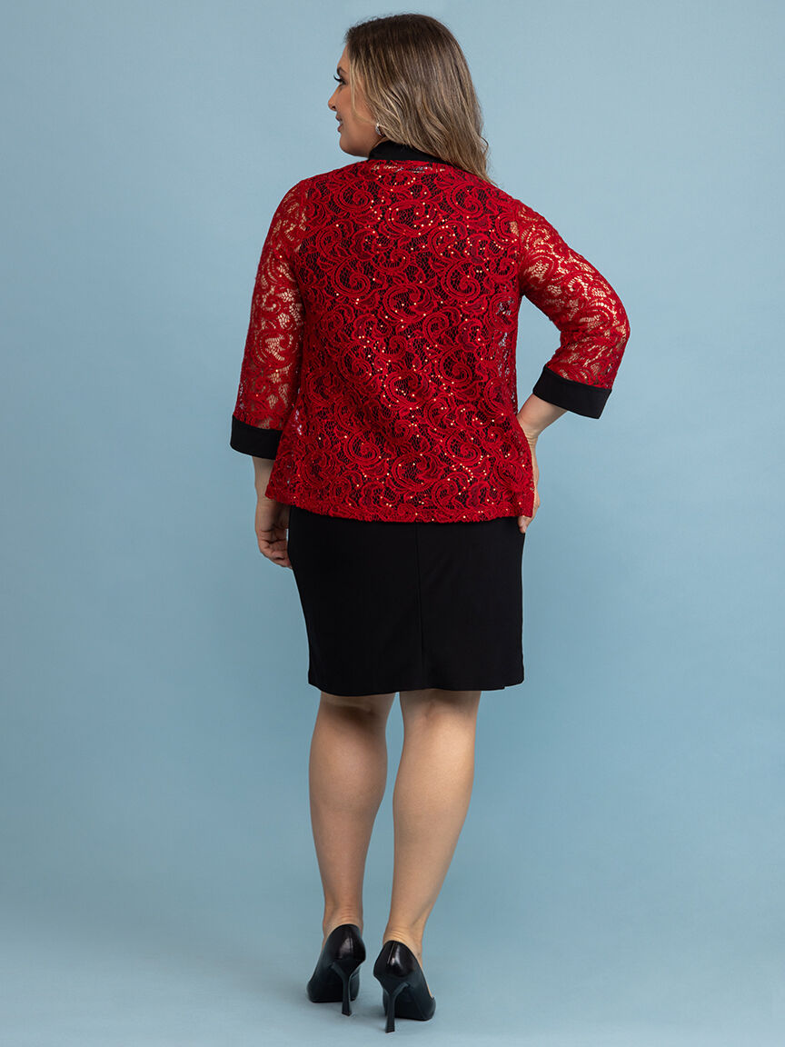 Twin Set Knee Dress W Necklace Image 3