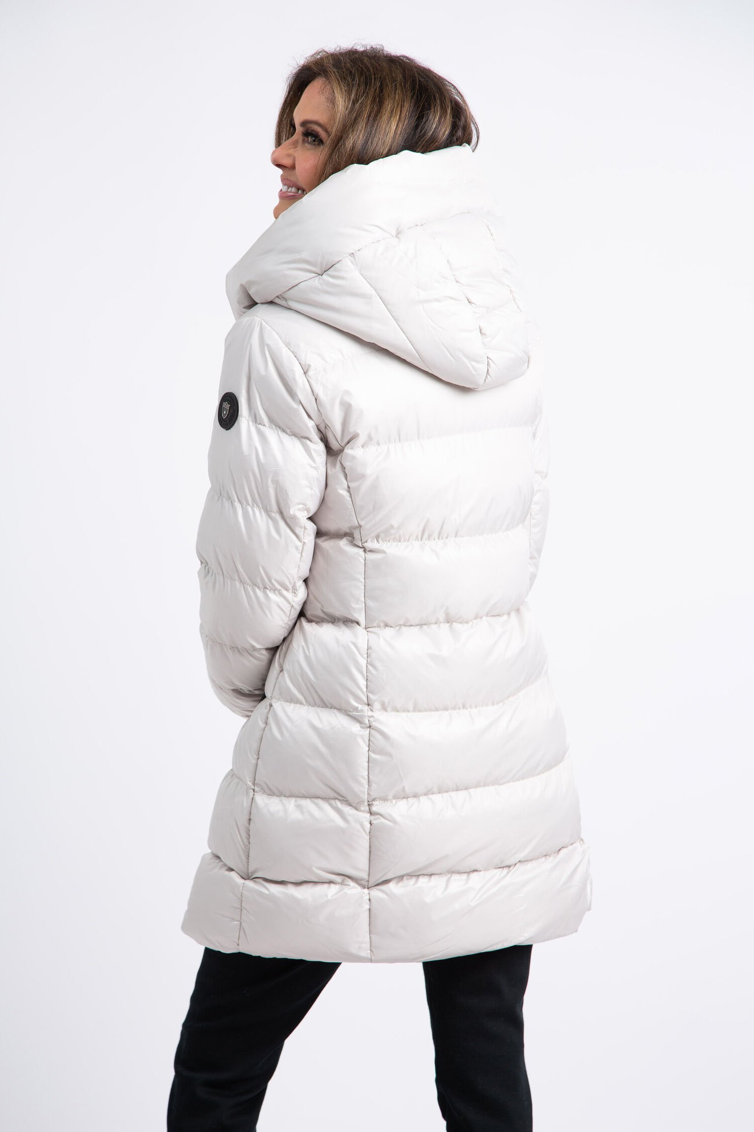 Two Tone Insulated Winter Coat Image 3