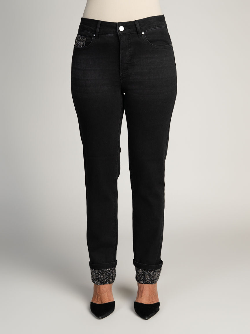 Hotfix Cuff Jeans