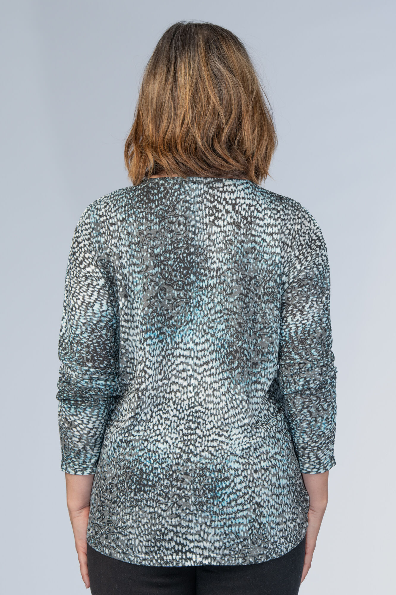 Spotted Zipper-Shirt Image 2