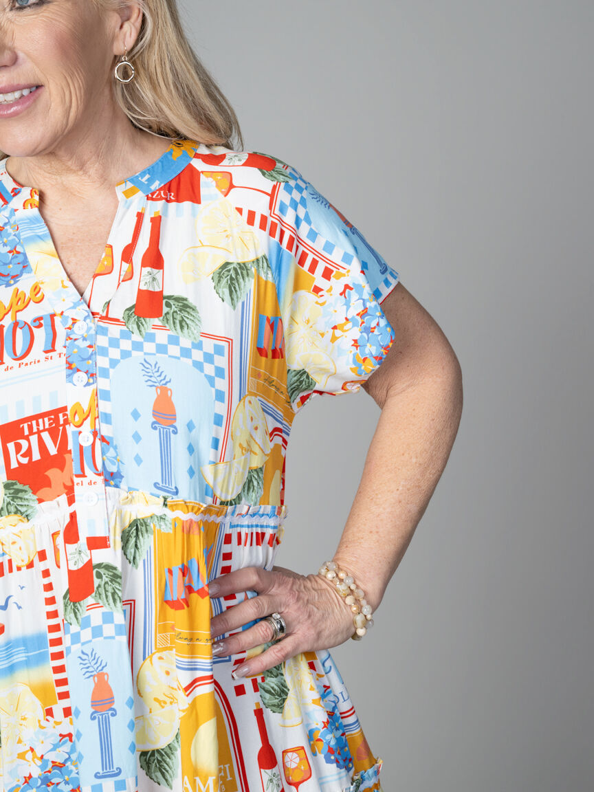 Short Sleeve Riviera Dress