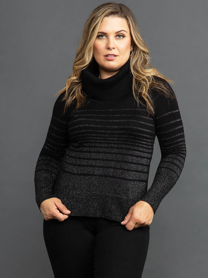 Cowl Neck Long Sleeve Sweater