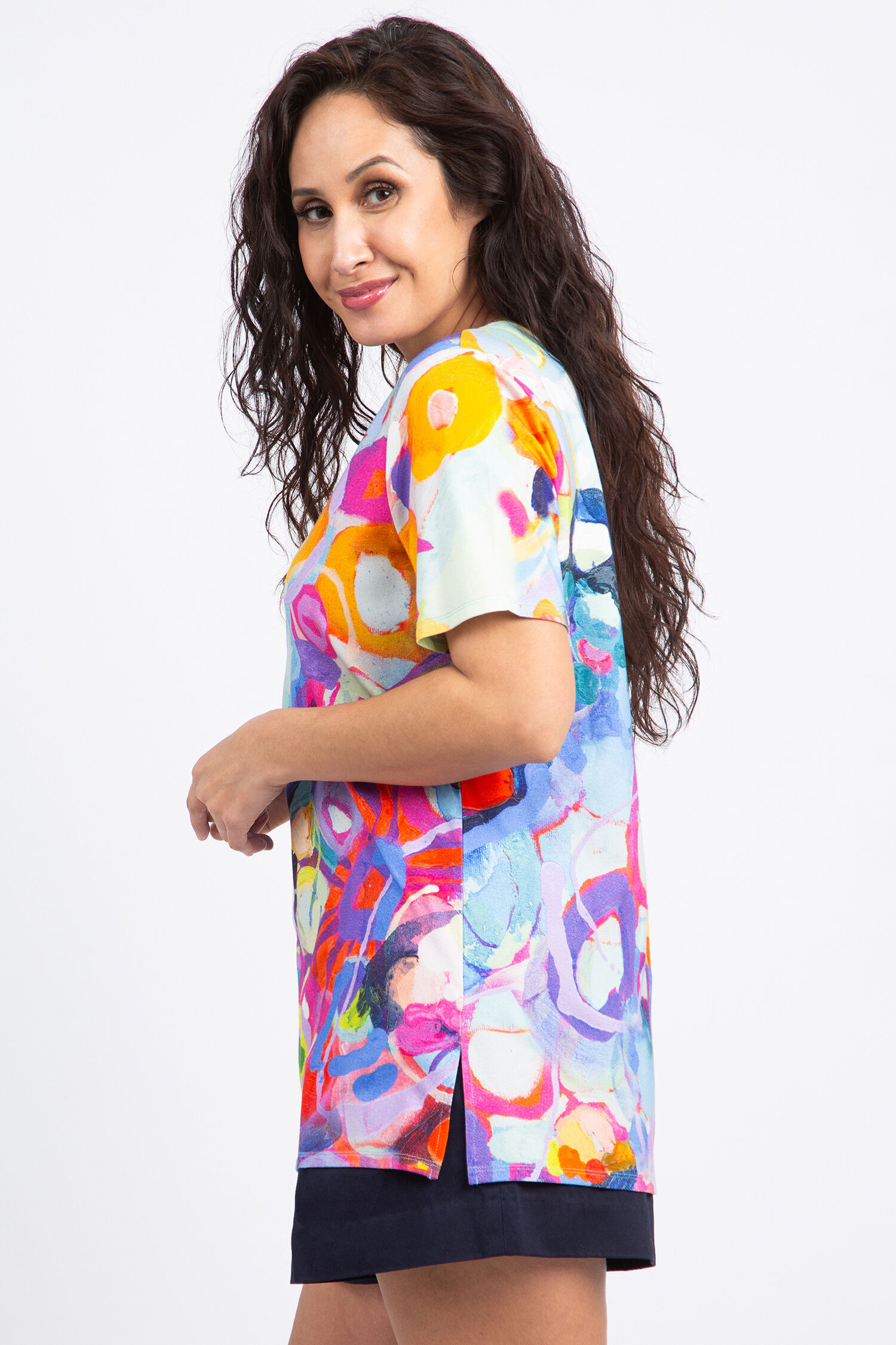 Abstract Art Bamboo Tee Image 3