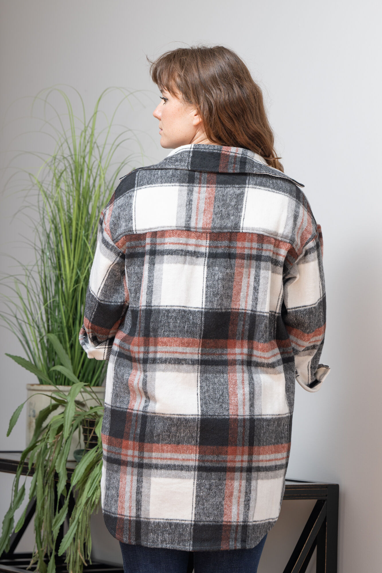 Spectacular Plaid Pocket Shacket  Image 4