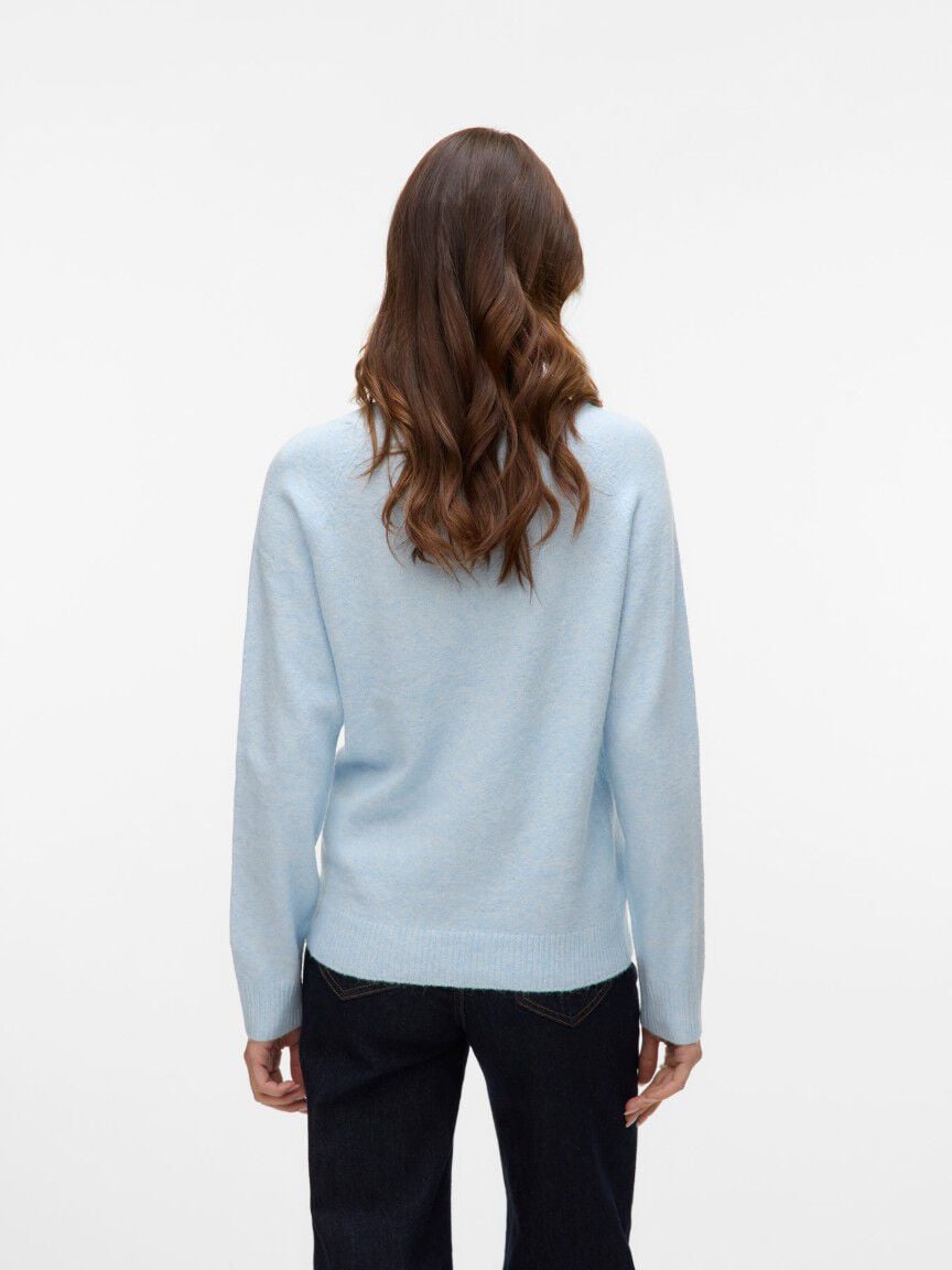 Crew Neck Knit Pullover