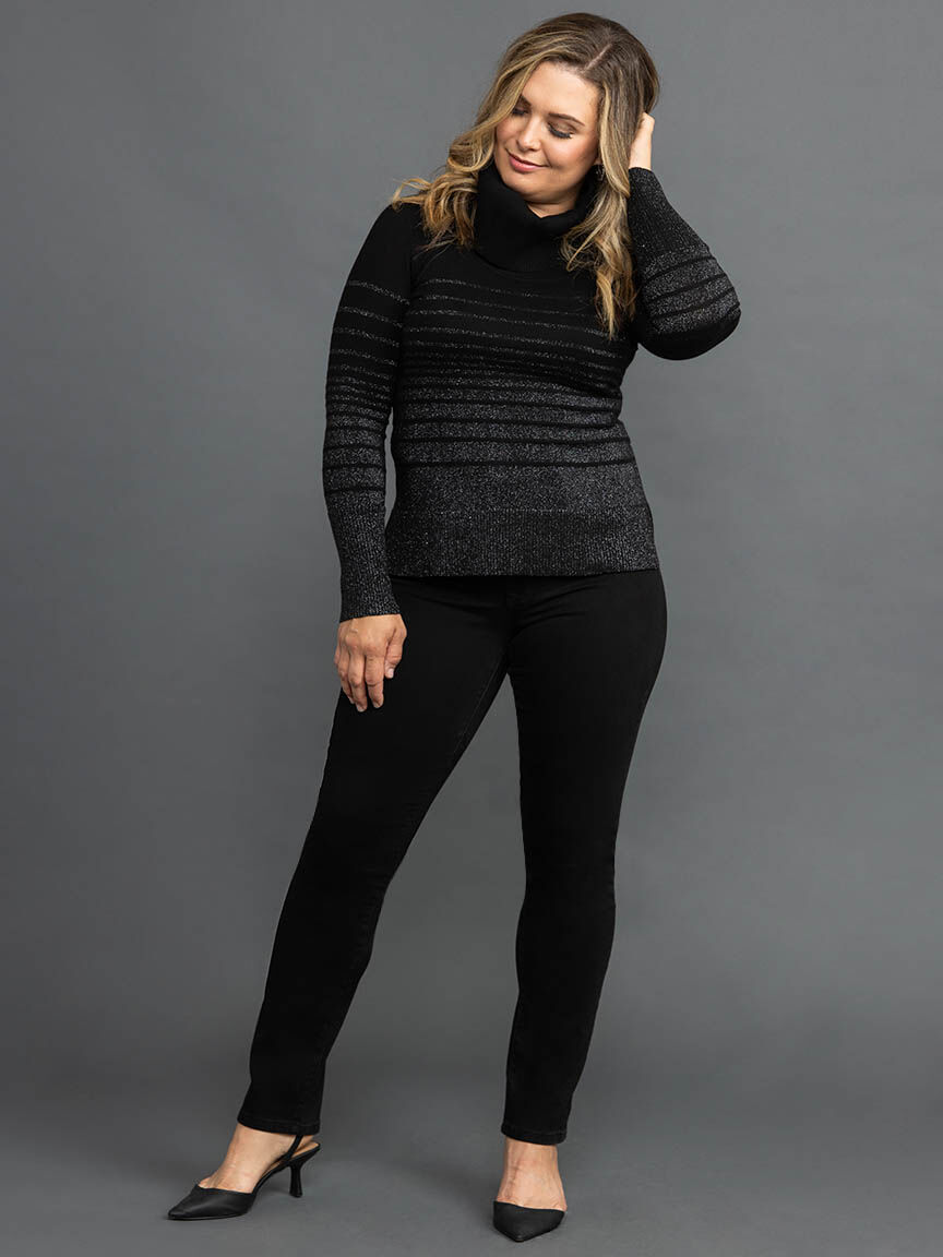 Cowl Neck Long Sleeve Sweater