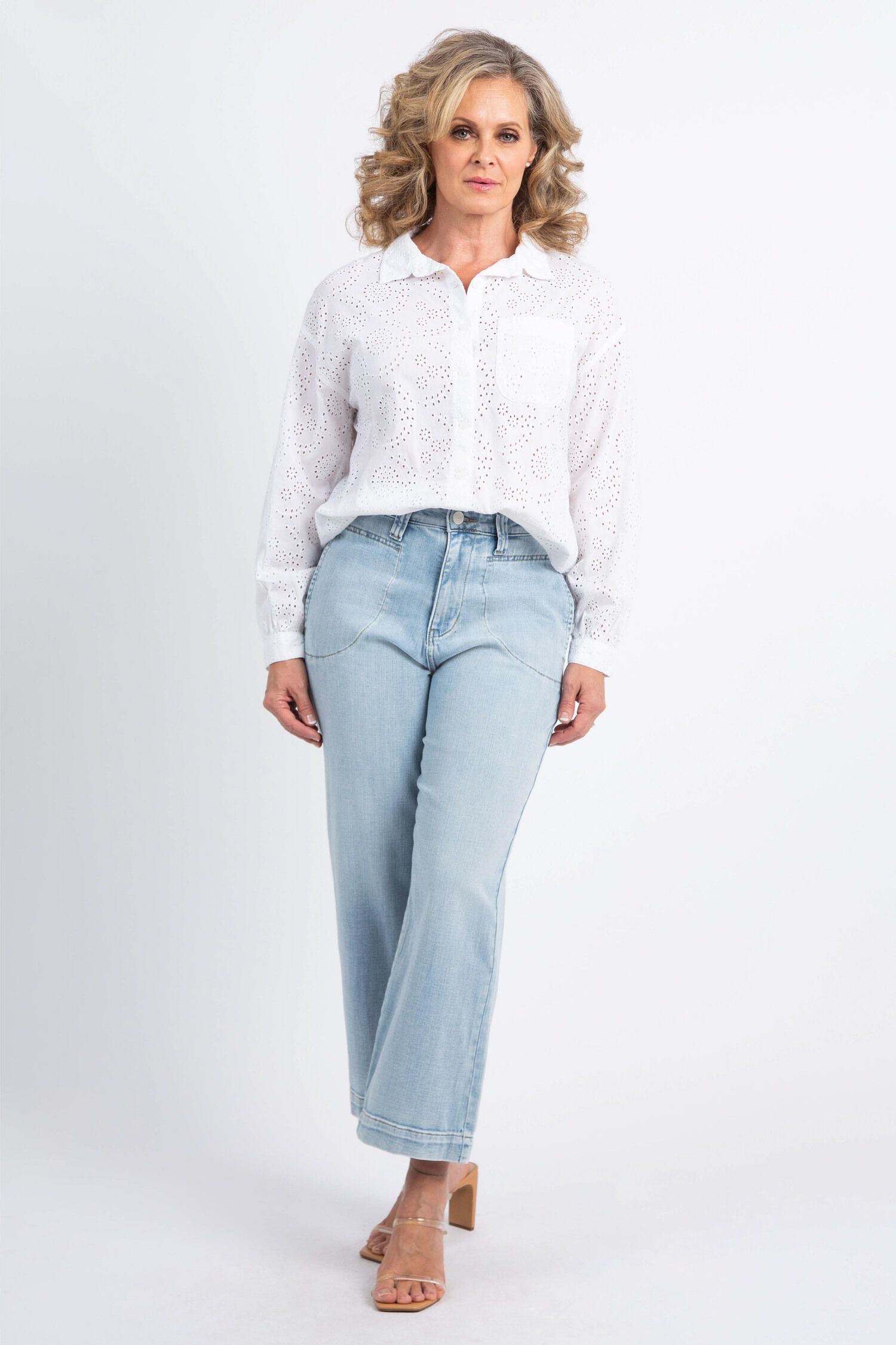 Eyelet Blouse Image 2