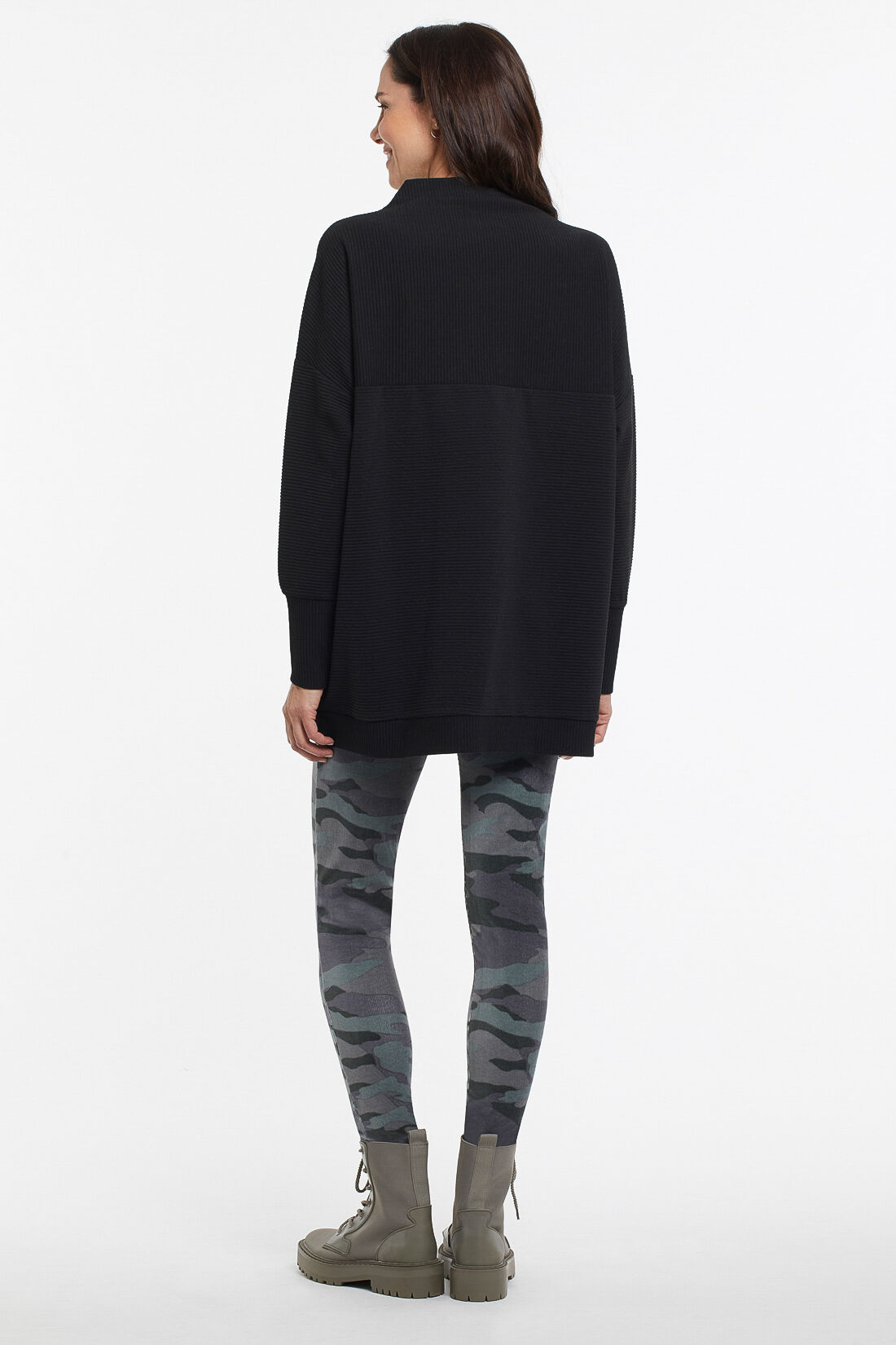 Funnel Tunic Sweater Image 2