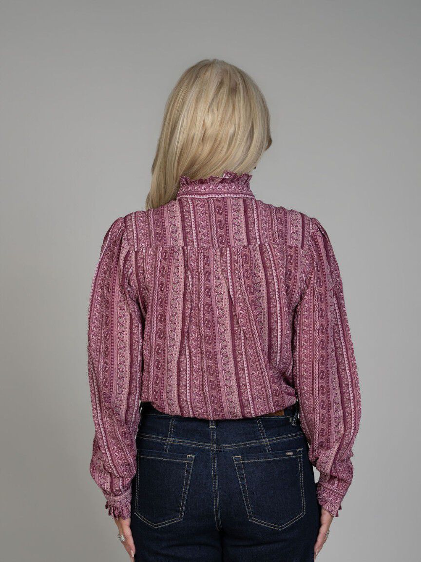 Sandrine Tie Neck Blouse