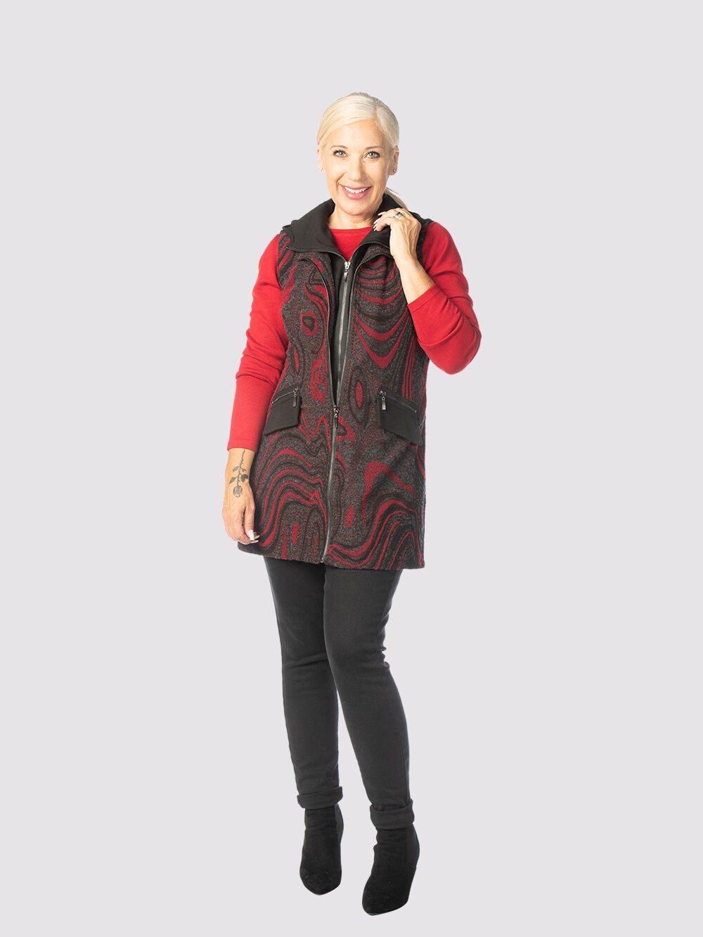 Sway Hooded-Tunic Vest Image 1