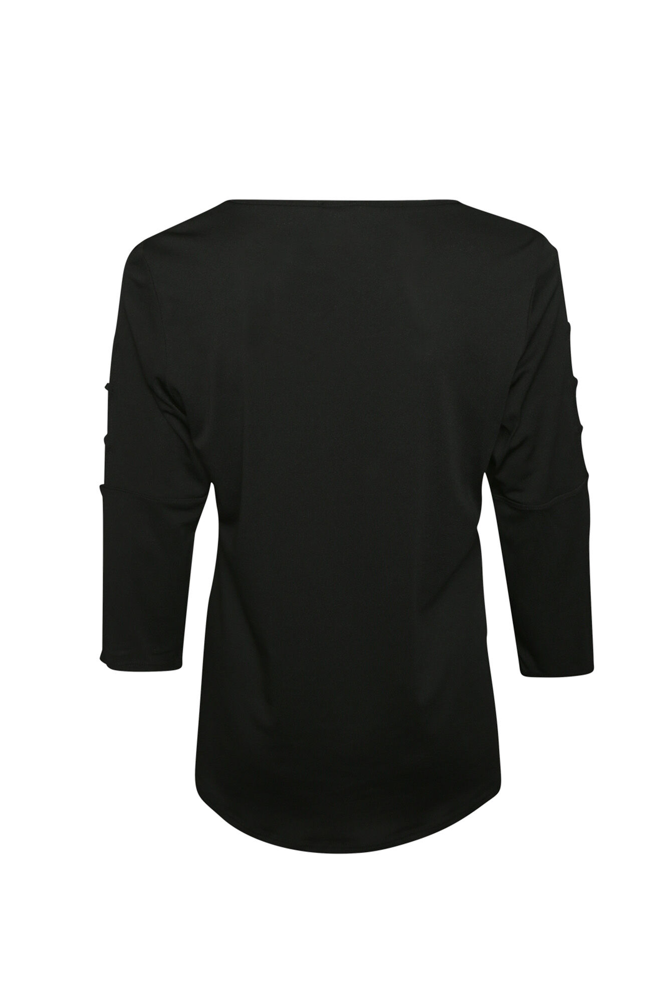 3/4 Lattice Sleeve Top Image 3