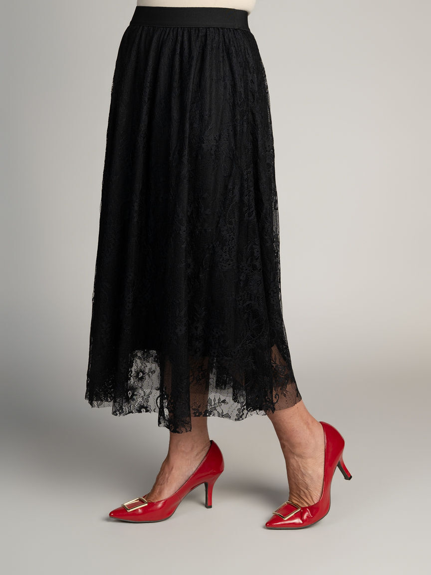 Midi Lace Skirt