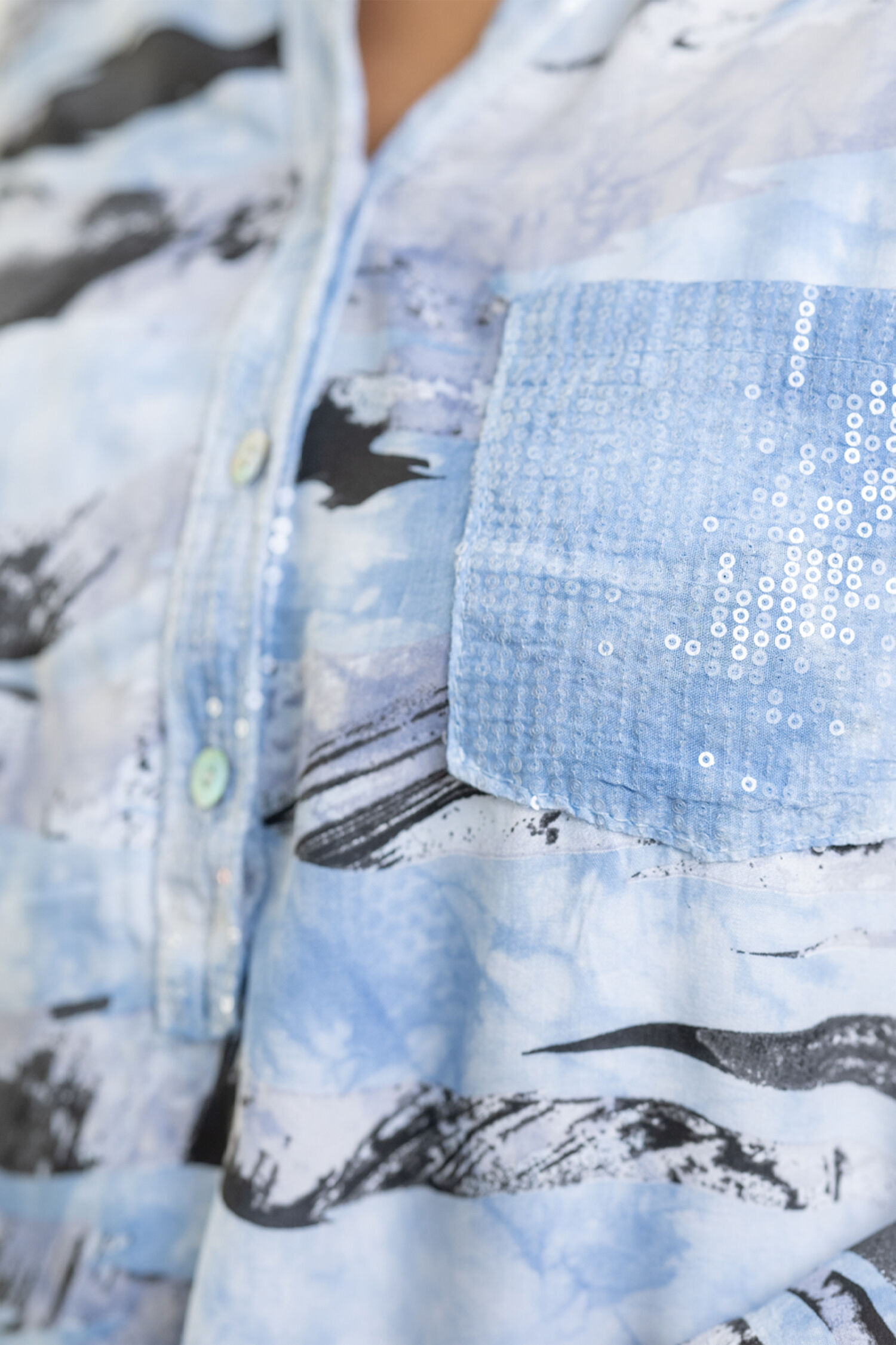 Sparkly Sequined Shirt  Image 3