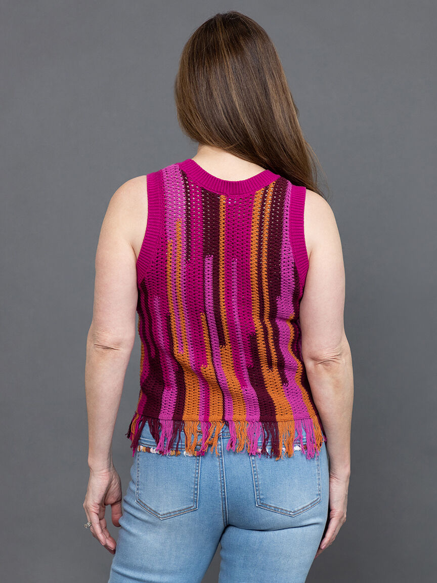 Fringed Hem Sweater Image 4