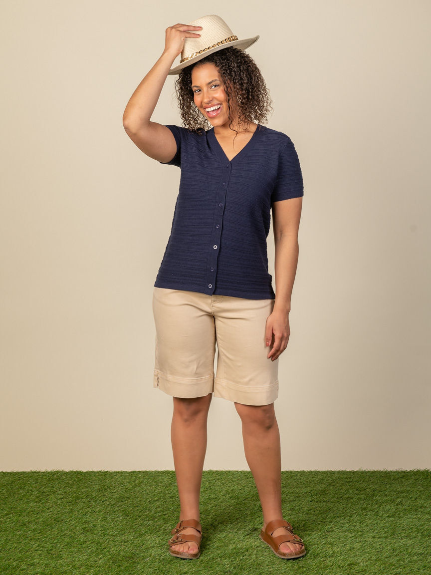 Wide Leg Bermuda Short  Image 5