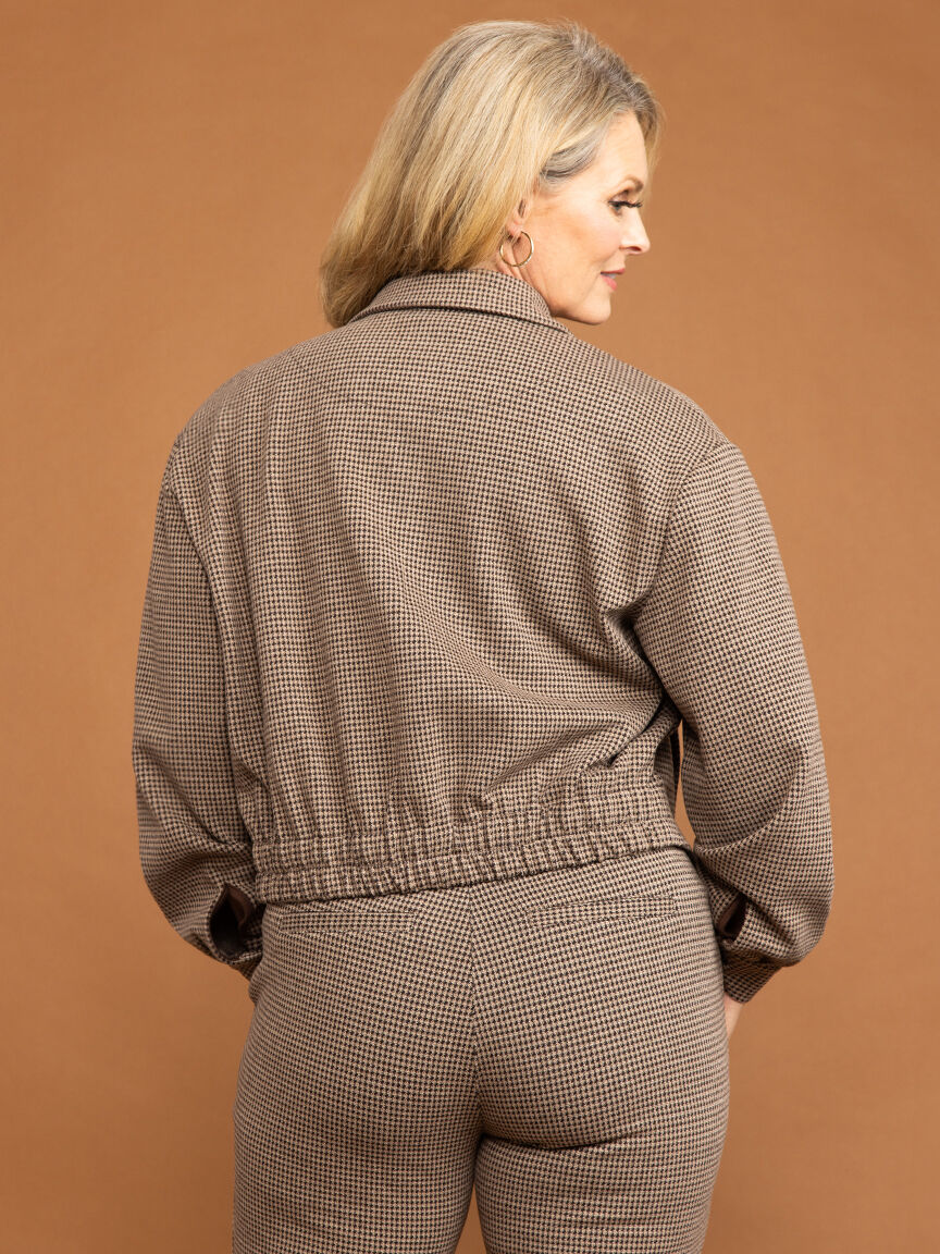 Hip Length Bomber Jacket