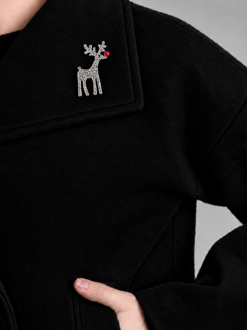 Bling Rudolph the Red Nosed Reindeer Pin