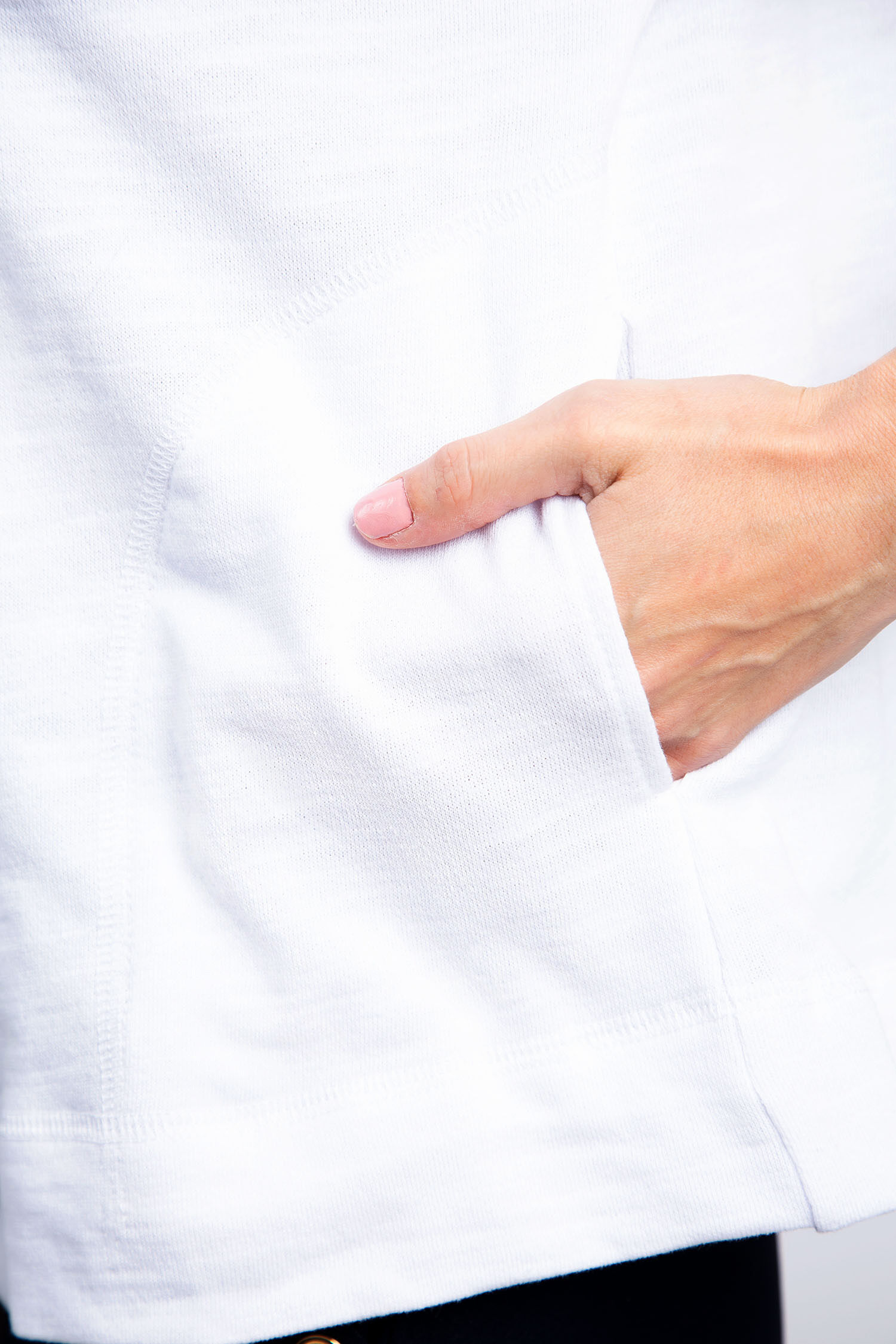 French Terry Short Sleeve Sweater Image 5