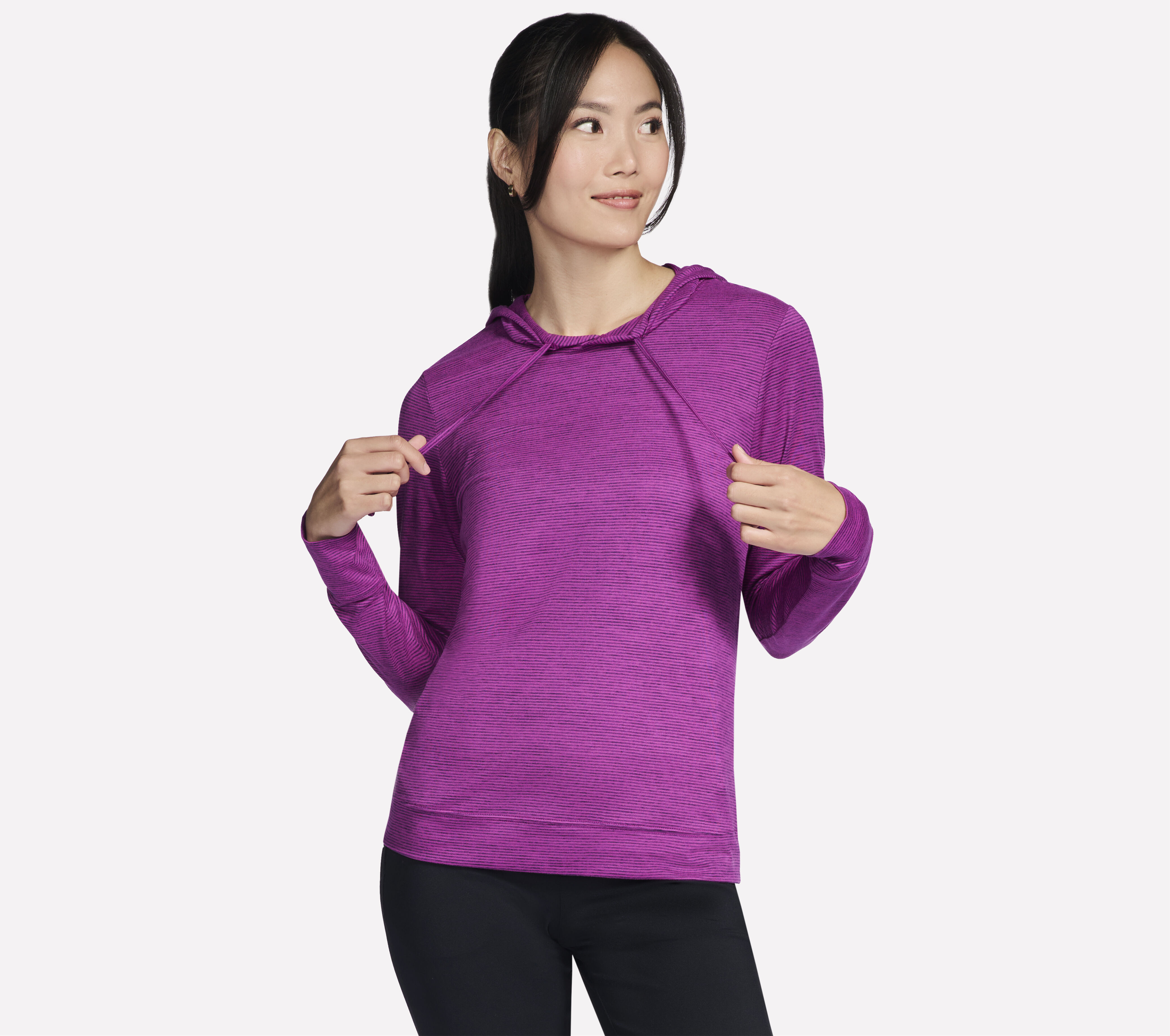 GO DRI Swift Stripe Hoodie Image 1