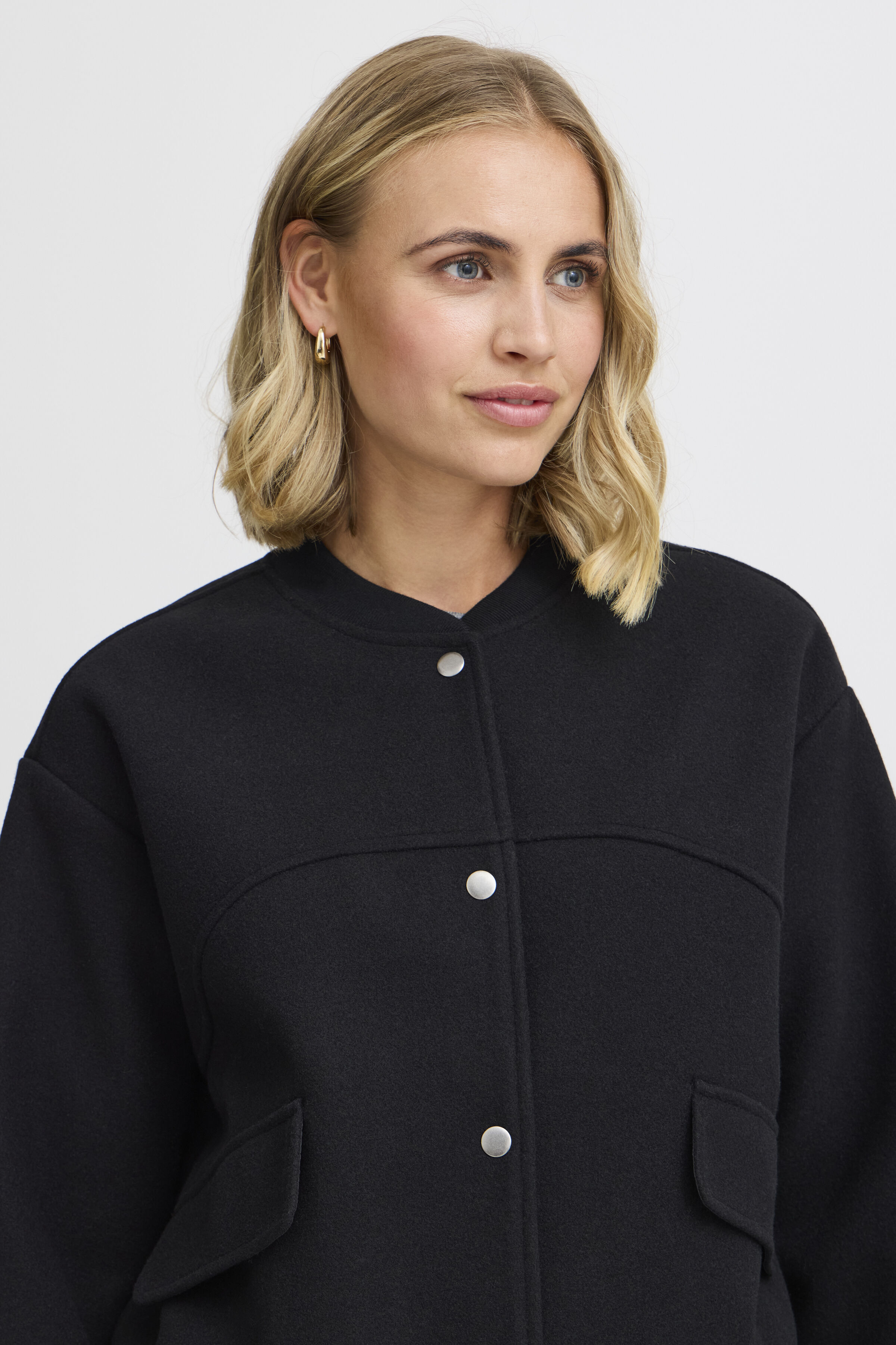Snap-Up Bomber Jacket