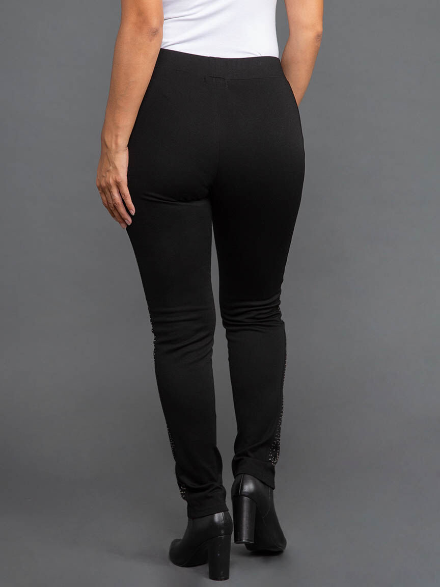 Pull On Pants with Hotfix Detail Image 3