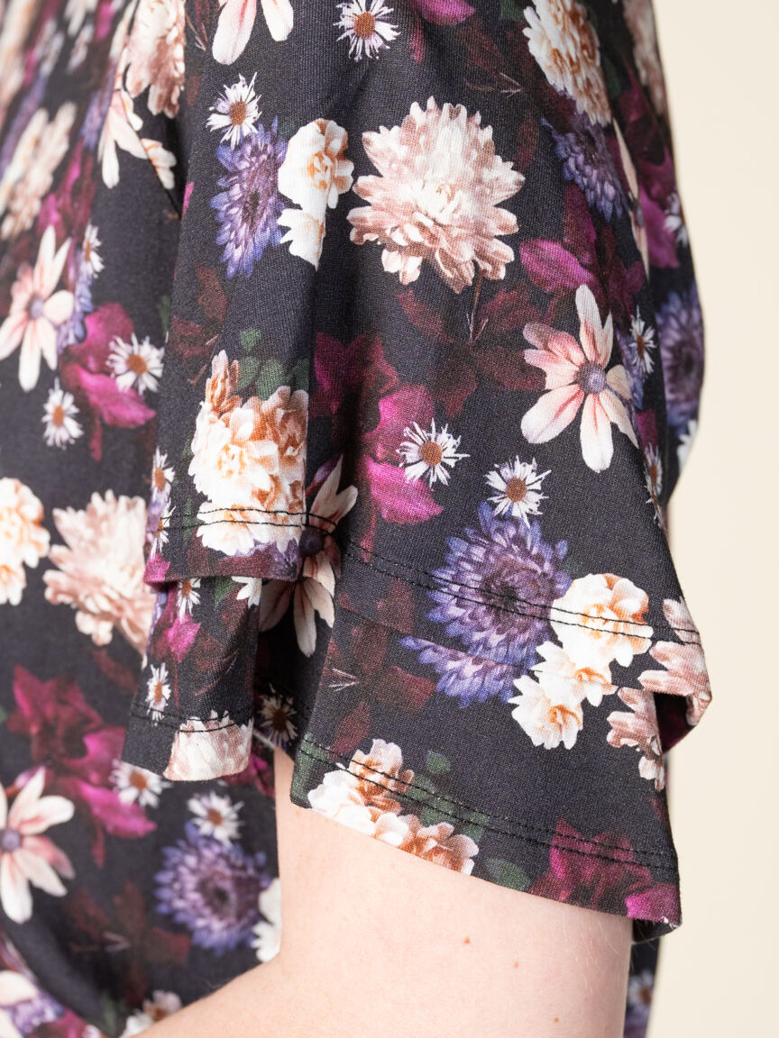 Short Sleeve Floral Top