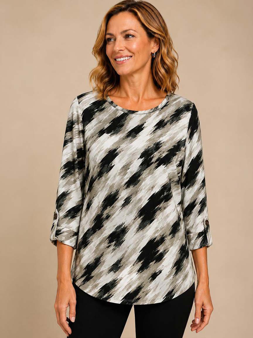 Long Sleeve Crew Neck Top