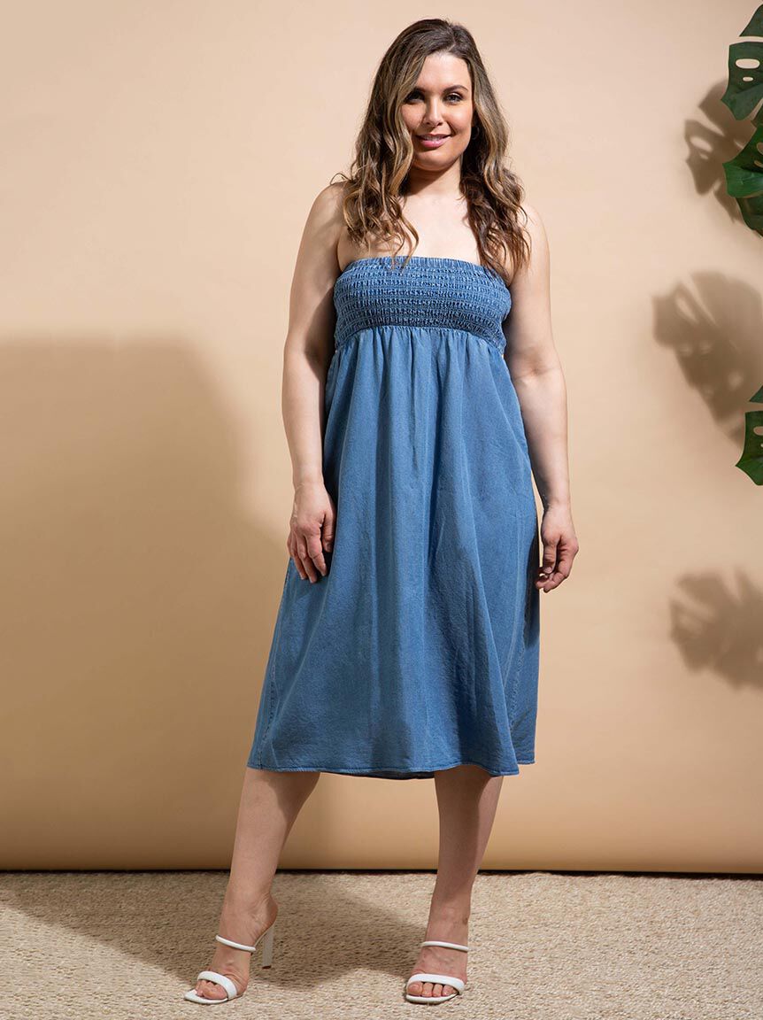 Tencel Maxi Dress Image 1