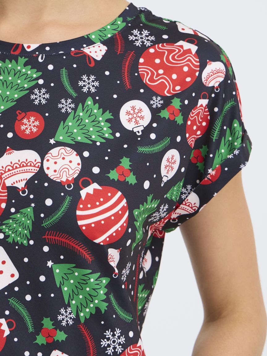 Boxy Fit Short Sleeve Top