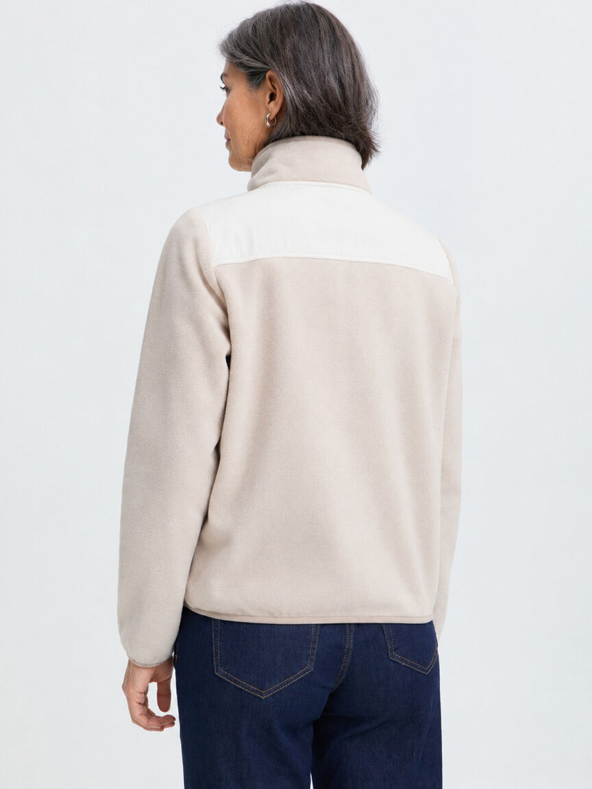 Cream Fleece Jacket