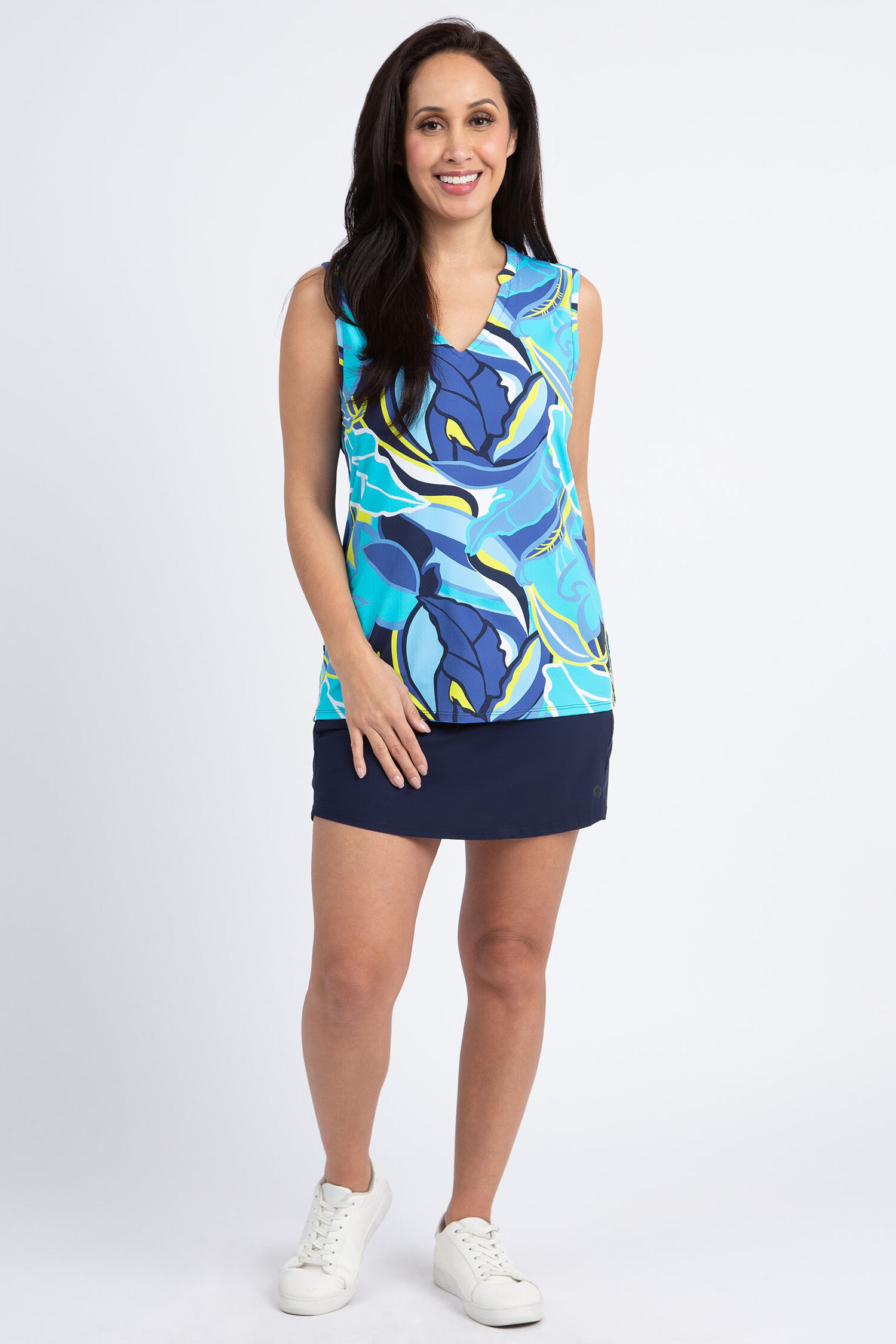 UPF 50+ Sun Protection Golf Sleeveless Top Image 3