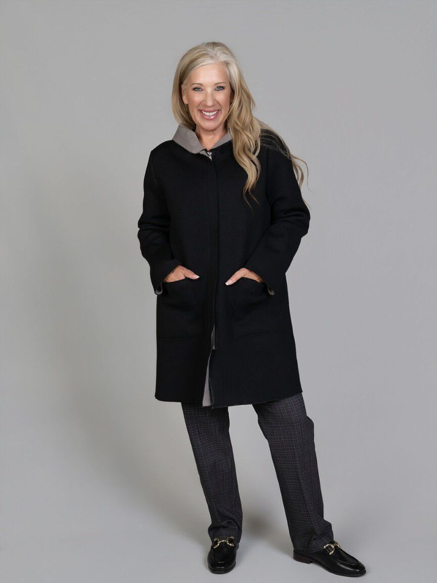 Soft Lined Hooded Jacket