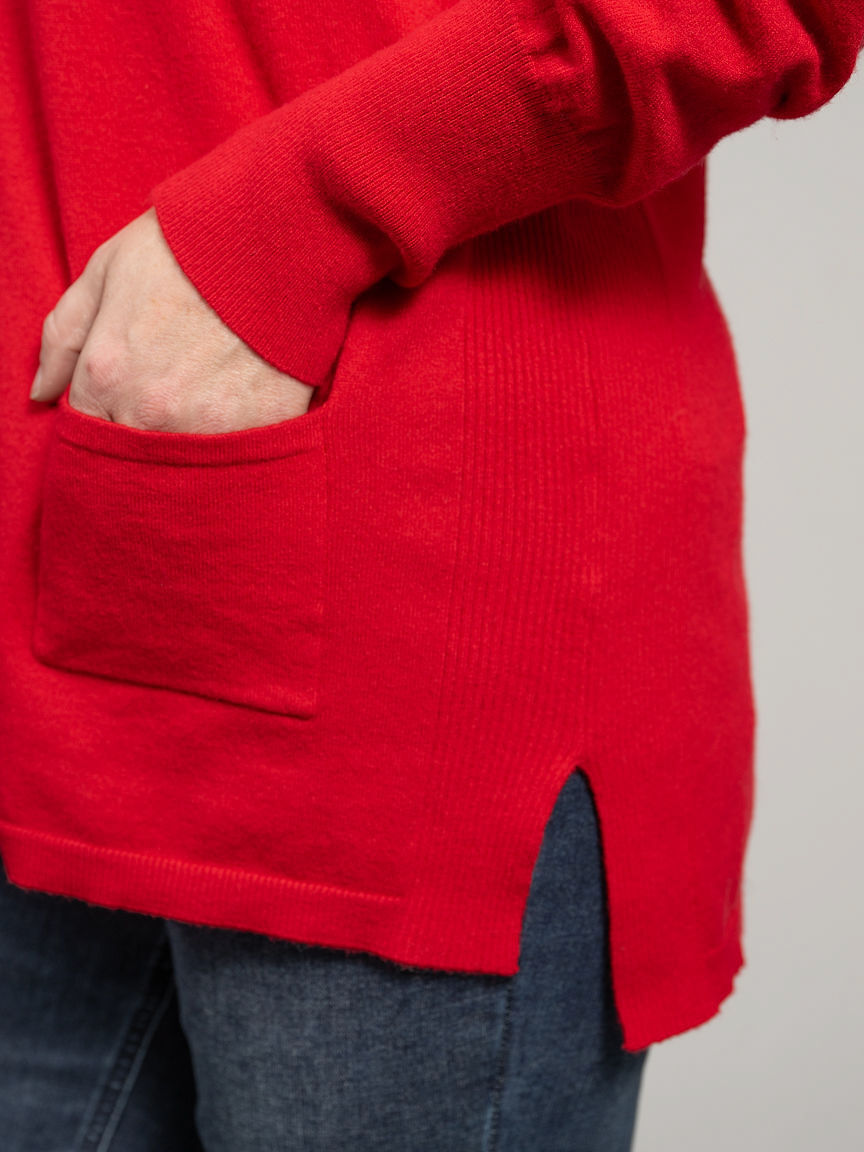 Long Sleeve Drop Shoulder Sweater