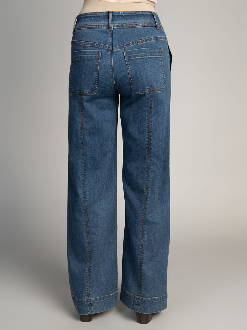 Tribal Wide Leg  Jean 