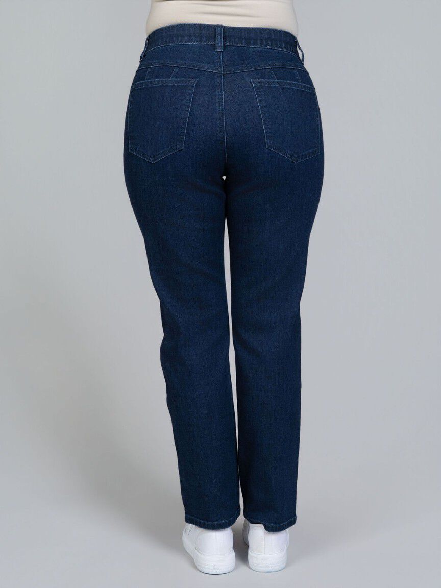 Sophia Curvy 5 Pocket Embroidered Jeans