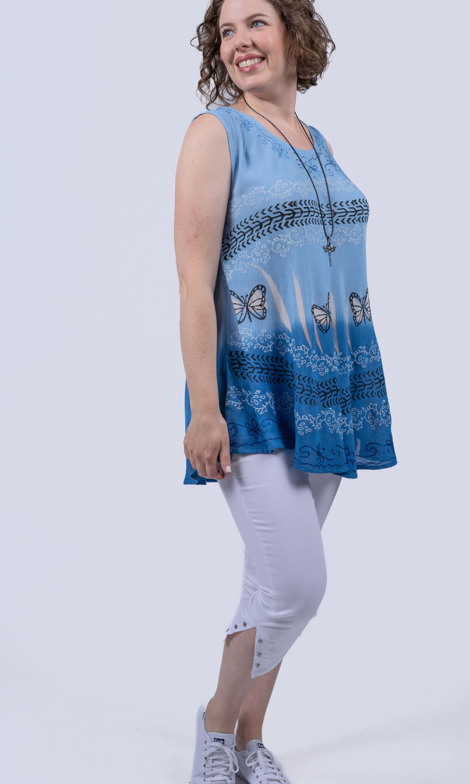 Embroidered Butterfly Umbrella Dress Image 4