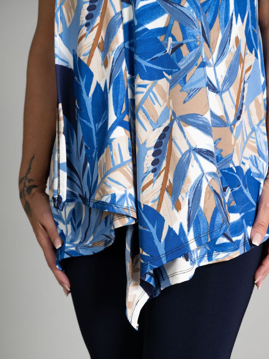 Sleeveless Flowy Tunic Top