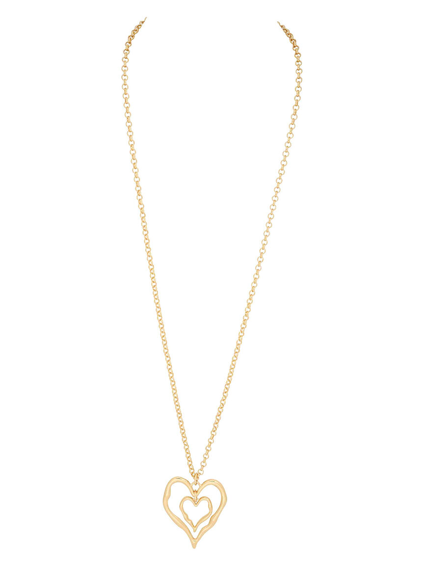 Double Heart Necklace Image 1