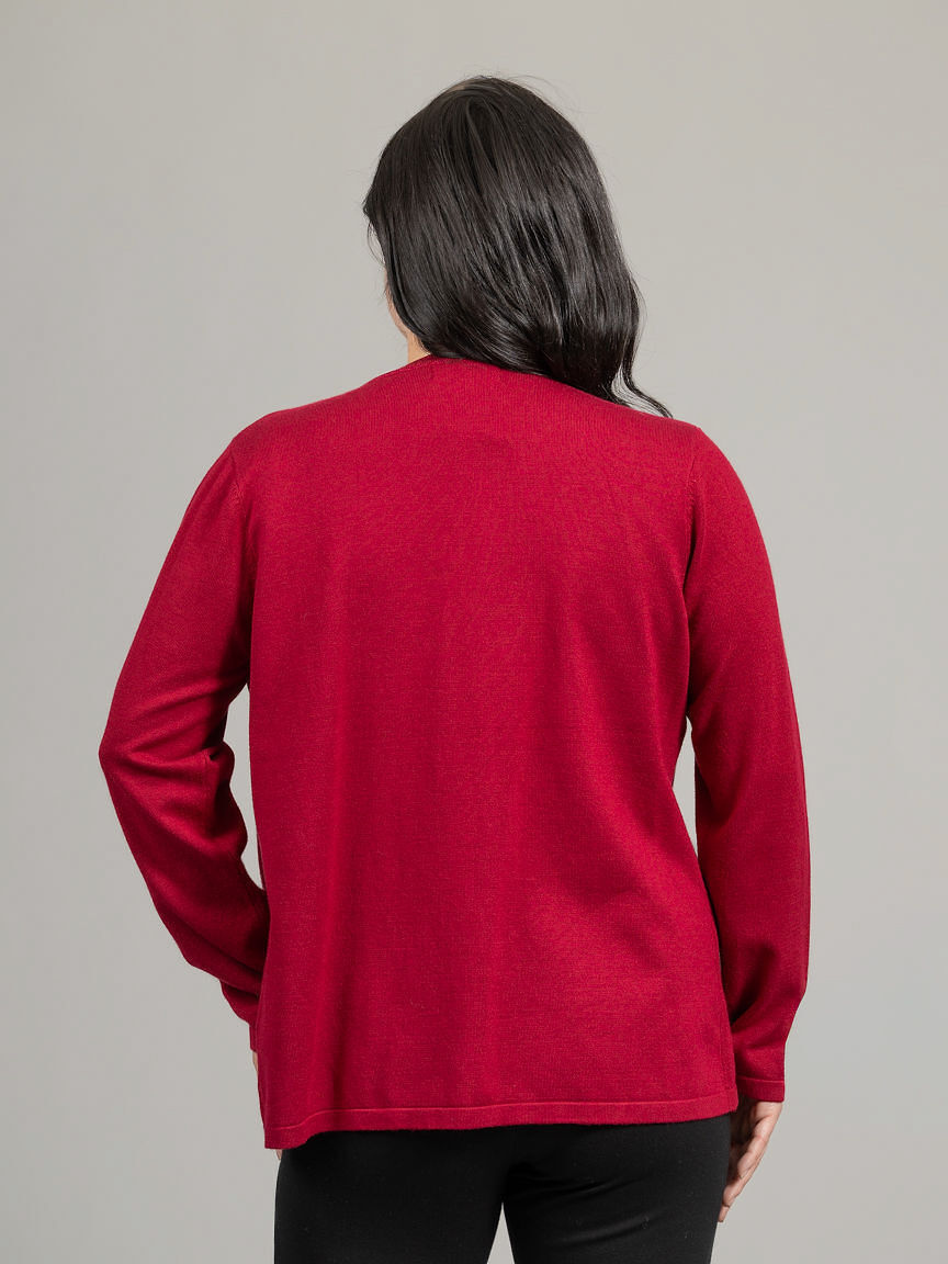 2 Piece Cardigan Set With Bling