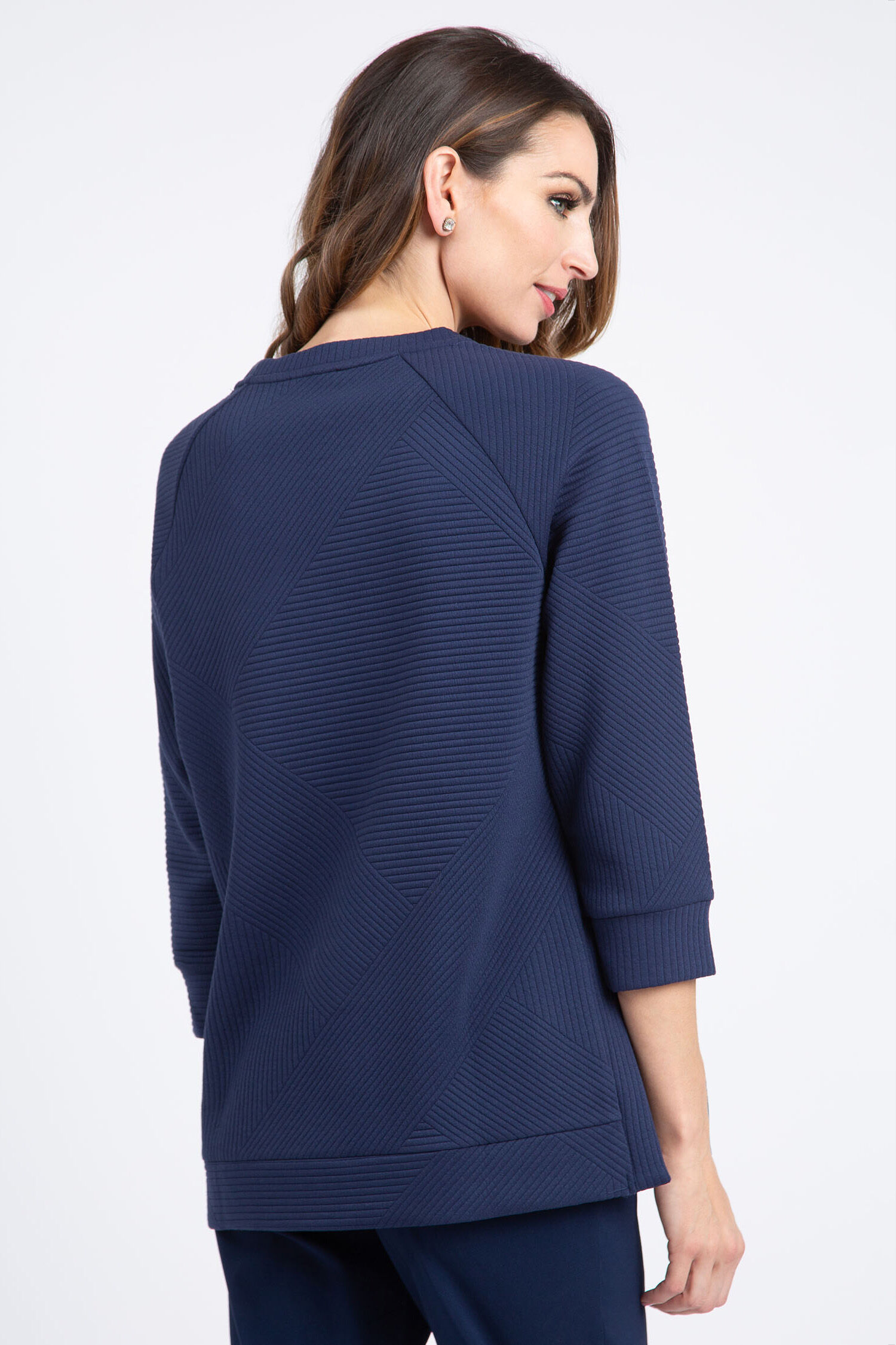 Quilted Raglan Top Image 3