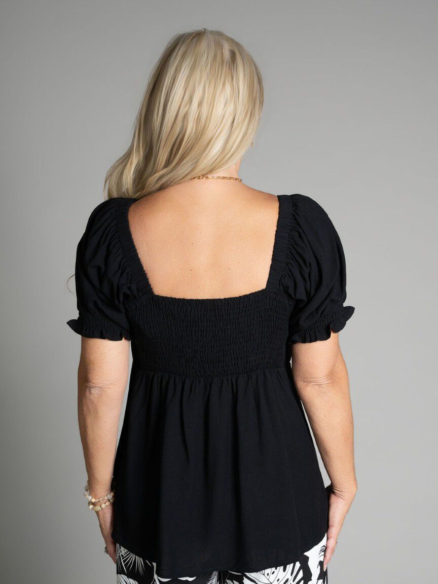Off The Shoulder Tie Front Top