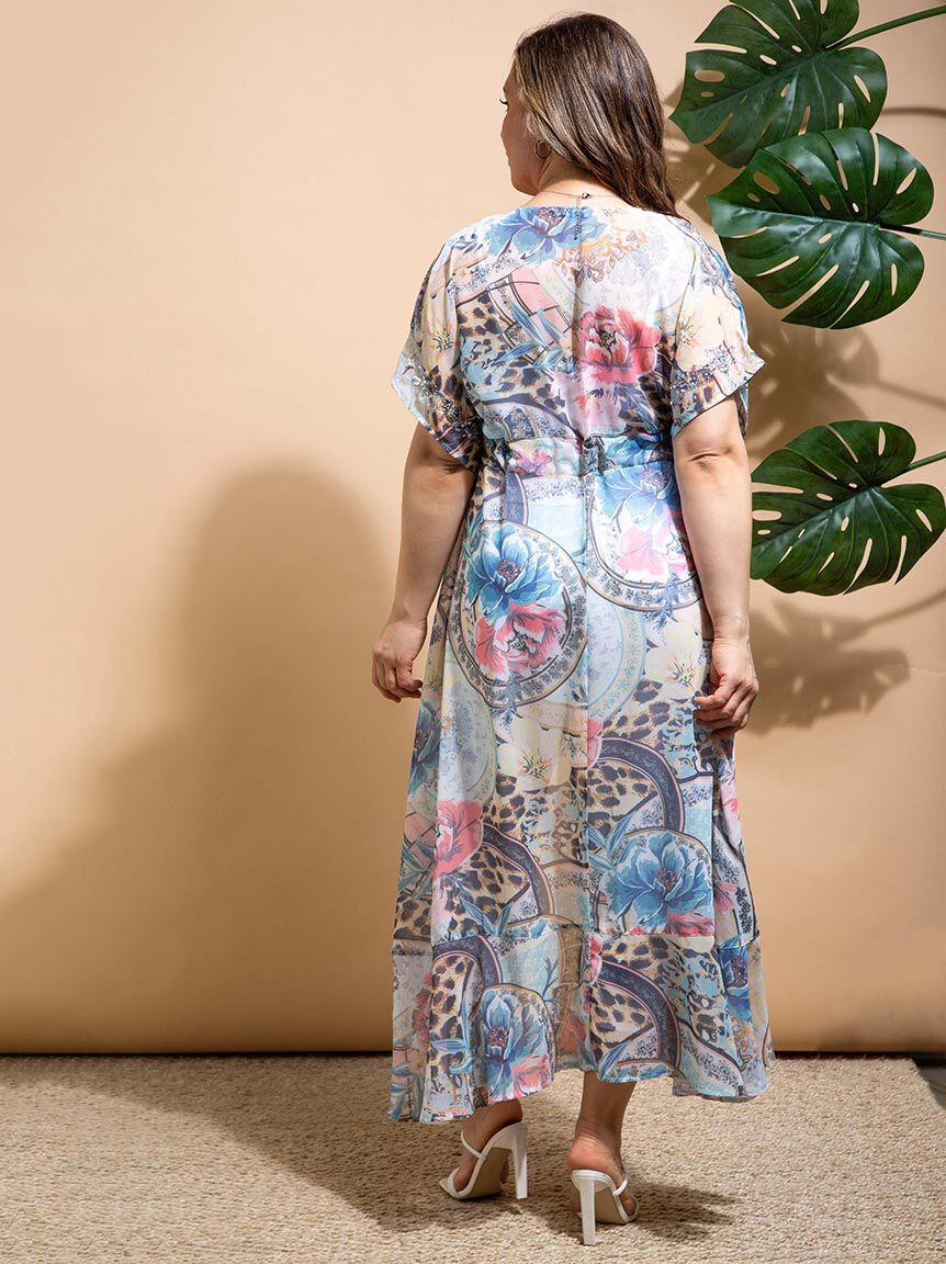 Sequin Sleeve Kimono Image 3