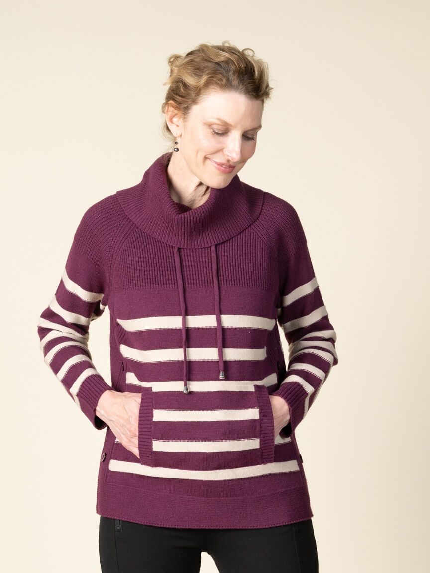 Long Sleeve Cowl Neck Sweater