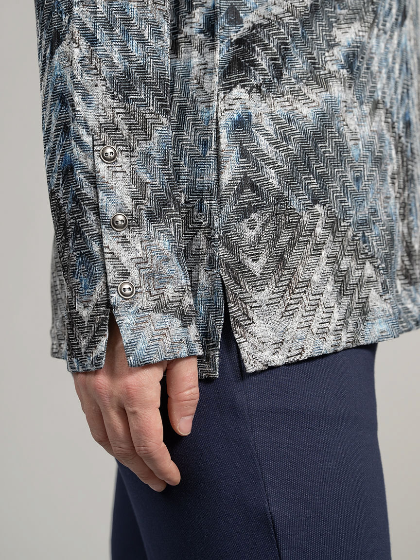 Textured Long Sleeve Top