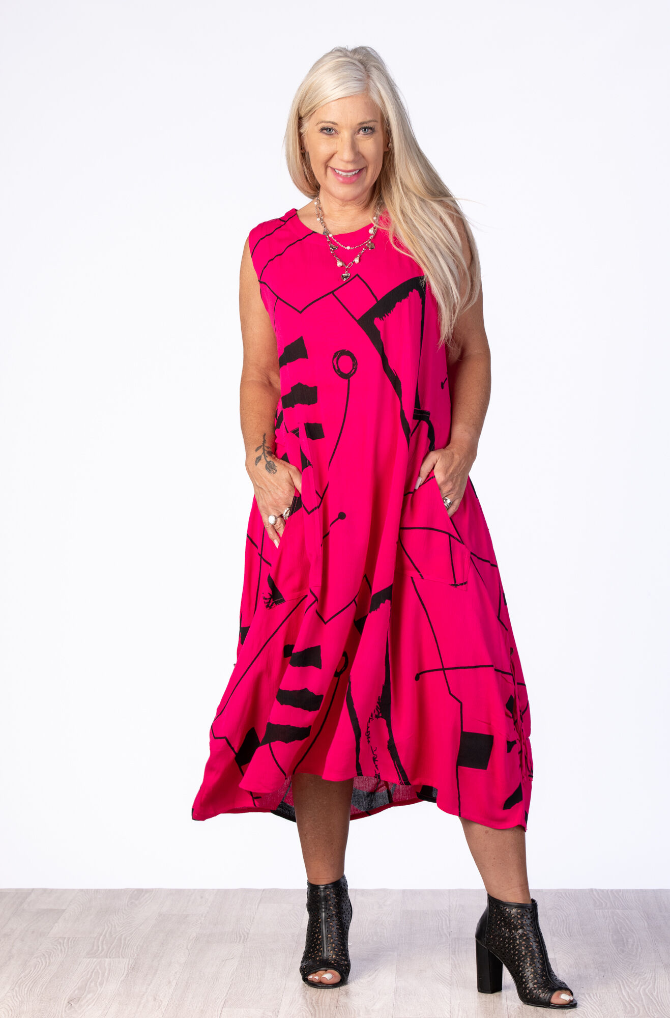 Ultra-Fuchsia Dress Image 1